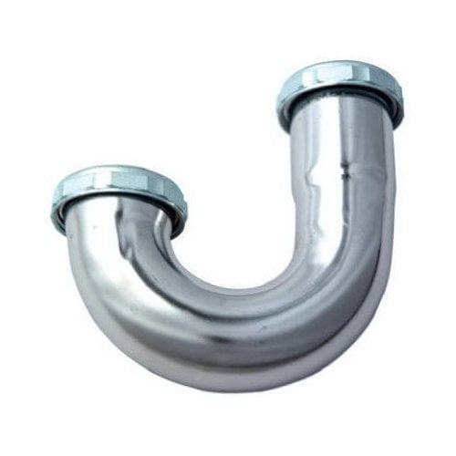 Plumbeeze J Bend Chrome Pipe Fitting - 1-1/4 x 1-1/4