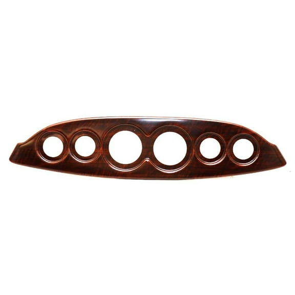 Boat Blank Gauge Panel 2150/A185 | 29 x 6 1/2 Inch Cherrywood Plastic