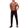 thumbnail image 2 of INSPIRE CHIC Rhinestones Sparkly Tank Top for Men's Shiny Mesh Sleeveless Tee Shirt Rave Sheer Metallic Vest M Black, 2 of 6