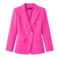 thumbnail image 7 of YSUEJPF Womens 2 Piece Business Casual Outfits Long Sleeve Blazer Straight Leg Pants Set Dressy Work Office Suit, 7 of 7