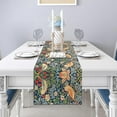 thumbnail image 3 of Table Runner Vintage Linen Table Runners,Long Coffee Dresser Runners for Bedroom, Floral W, 3 of 4