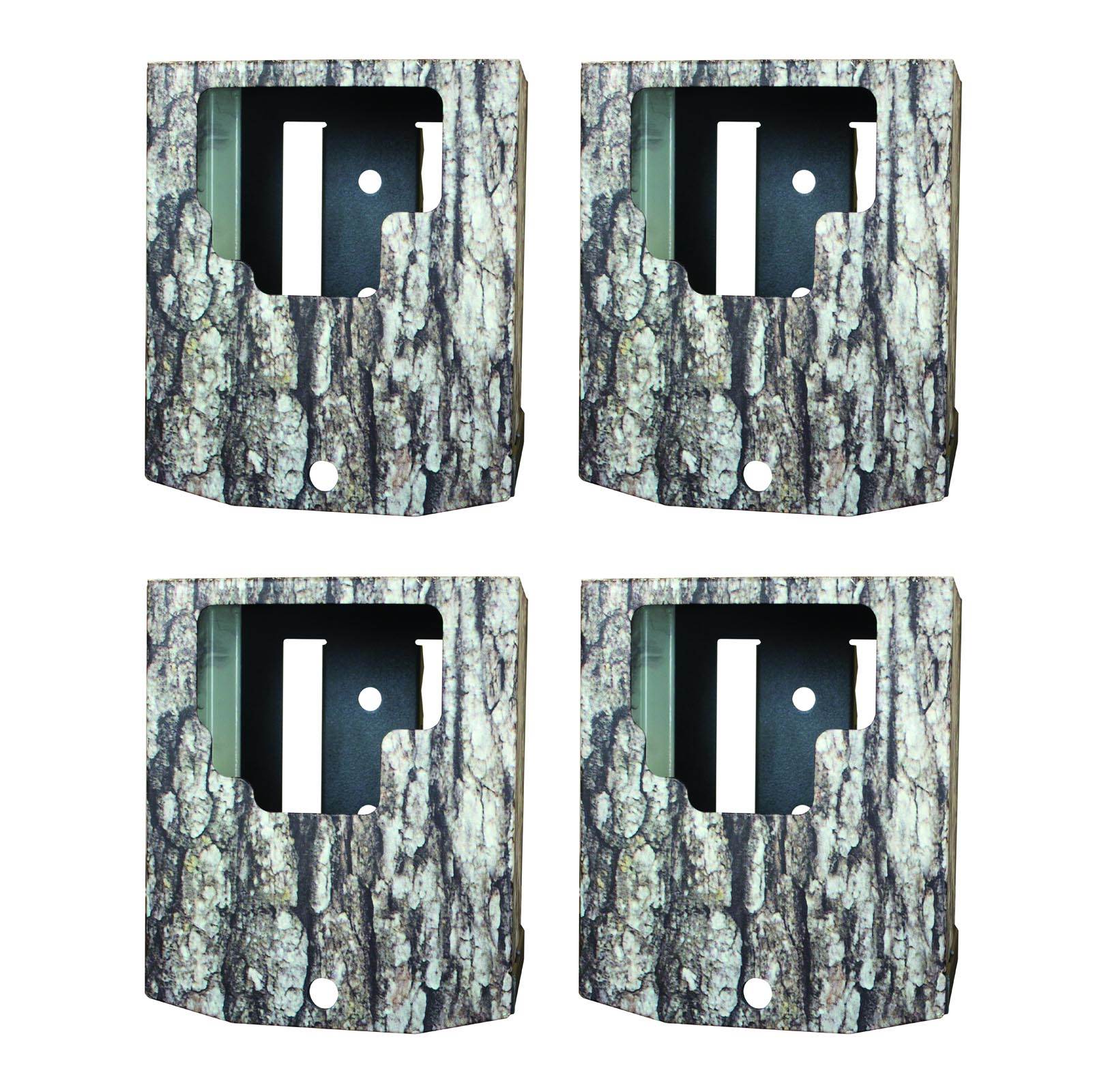 (4) MOULTRIE MSeries Mini Hunting Trail Game Camera Security Boxes