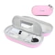 thumbnail image 1 of Funda para lentes de contacto Luxtude 2 en 1 con espejo rosa, 1 of 7
