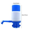 thumbnail image 3 of Bomba de agua manual portátil wileqep, bomba de agua azul y blanca, 3 of 7