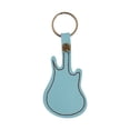 thumbnail image 5 of Leather Guitar Picks Holder Case Bag Guitar Shape with Key Ring 5pcs Celluloid Guitar Picks String Instrument Accessories, 5 of 5