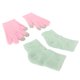 thumbnail image 2 of La pantalla táctil de los guantes de mano hidratantes rosados previene la cubierta verde del gel del codo de la piel agrietada, 2 of 8