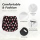 thumbnail image 4 of Balery Cartoon Mushroom Pantalones cortos deportivos para mujer con forro y dos bolsillos, elásticos, para entrenamiento, gimnasio, yoga-Large, 4 of 7