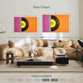 thumbnail image 4 of Elephant Stock Vinyl Record Cover Wall Art - Horizontal Canvas Wall Art - Living Room Wall Decor - Music Canvas - Orange And Yellow Decor - 39" x 26", 4 of 8