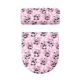 thumbnail image 5 of HELLHERO Toilet Protector Cover & Soft Toilet Seat Lid Cover for Bathroom, Elastic Fabric, Dust-Proof, Panda Strawberry, 5 of 8