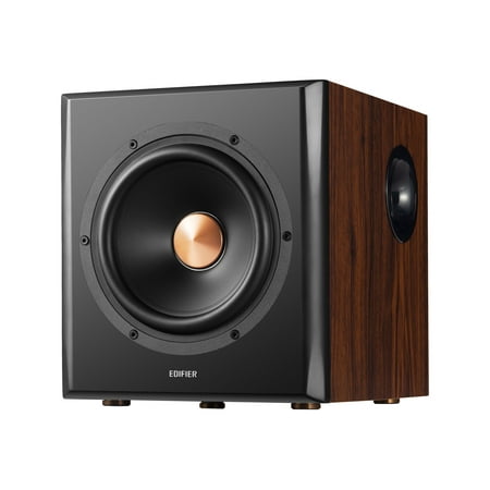 Edifier - S360DB Bookshelf Speaker & Wireless Subwoofer, Computer Speakers - Bluetooth v4.1 aptX Wireless - 2.1 Speaker System - Wood/Black