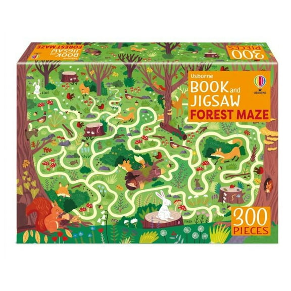 Usborne Book And Jigsaw Forest Mazes
