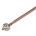 thumbnail image 5 of Lavish Home Twisted Sphere Curtain Rod -. 75 inch - Copper, 5 of 5