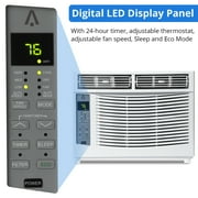 Accreate 6,000 BTU Window-Mount Air Conditioner, White
