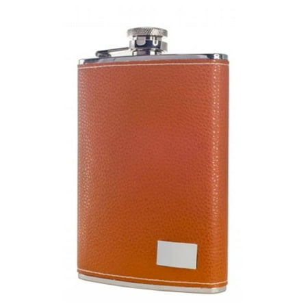

Wrangler Brown Leather Liquor Flask - 8oz