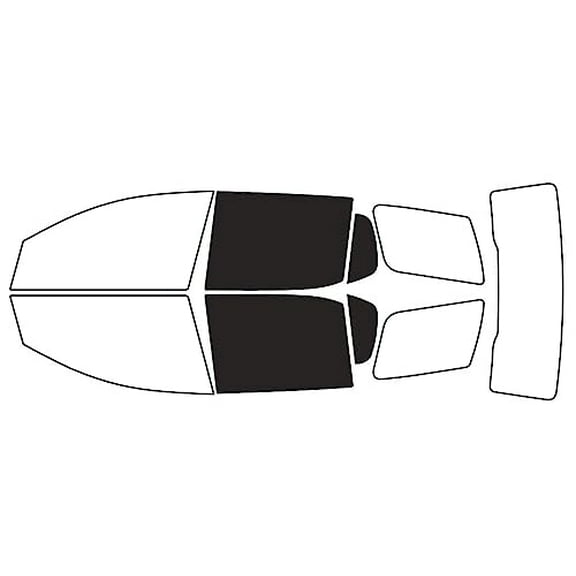 Rvinyl Window Tint Kit Compatible with GMC Acadia 2017-2023 - Back Precut Kit - 20%