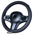 thumbnail image 3 of Microfiber Leather Non-slip Steering Wheel Cover (Red Black) for Automotive, 3 of 3