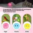 thumbnail image 4 of Paquete de 3 pelotas para gatos, pelota interactiva de juguete para gatos con sonido, juguete para gatitos, pelota de peluche, pelota interactiva de juguete para gatos con sonidos realistas de, 4 of 6