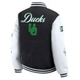 thumbnail image 3 of Women's WEAR by Erin Andrews  Black Oregon Ducks Varsity Puffer Jacket, 3 of 6