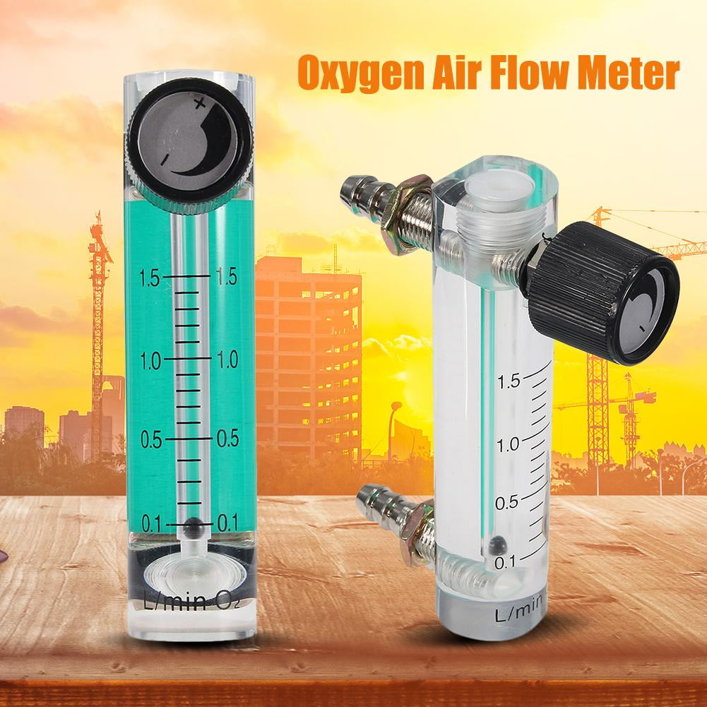 LZB-6M 0-1.5LPM 1.5L Oxygen flow meter with control valve for Oxygen Air Gas New 