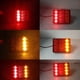 thumbnail image 4 of 2 luces traseras para remolque, iluminación trasera LED, lámpara de freno, impermeable, indicador de señal universal para camión, caravana, furgoneta, barco, coche, advertencia de estilo 12 V (8 LED), 4 of 5