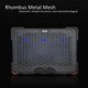 thumbnail image 2 of Laptop Cooling Pad 5 Fans Up To 17.3 Inch Heavy Notebook Cooler, Blue LED Lights, 2 USB Ports, S035, Blue-5fans, 2 of 4