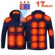 thumbnail image 1 of Chaqueta autocalentada para hombre y mujer, chaleco con calefacción USB, abrigo cálido para caza, Camping, senderismo, esquí, 2-21 áreas, ropa de invierno, 1 of 4