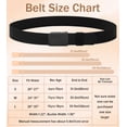 thumbnail image 4 of AWAYTR Nylon Ratchet Adjustable No-Hole Youth Baseball Belts Black, 4 of 8