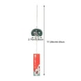 thumbnail image 6 of ifundom Ceramic Wind Chime Green Outdoor Decor Relaxing Sound Unique Design Garden Patio Decoration, 6 of 6