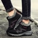 thumbnail image 4 of Botas de nieve con forro polar, cálidas, para mujer, de algodón, de grosor medio, para exteriores, informales, de talla grande, 4 of 6