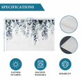 thumbnail image 6 of Blue Teal Eucalyptus Placemats Set of 8, Weeping Botanical Leaf Watercolor Placemats for Dining Table, Place Mats for Kitchen Tabletop, Waterproof Wipeable Dining Table Mats Set, 6 of 9