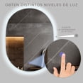 thumbnail image 3 of ESPEJO OVALADO CON LUZ LED INDIRECTA DE60X80CM, MARCA GRAVITA, 3 of 8