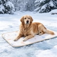 thumbnail image 6 of AuroraX Ice Silk Cooling Mat for Dogs Cats Non Gel Pressure Activated Indoor Vibrant Pet Cooling Mat for Cats Washable Dog Cooling Beds for Summer, 6 of 7
