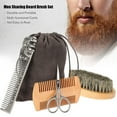 thumbnail image 3 of Beard Modeling Kit, Beard Brush Set Beard Brush Set, For Home Travel, 3 of 8