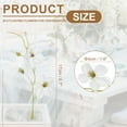 thumbnail image 2 of Uxcell 24Pcs Flores Flotantes para Centros de Mesa, Cabezas de Flores Falsas de Seda de Flor de Guisante Blanca para Velas Flotantes, Relleno de Jarrones, Decoración de Mesa para Fiestas y Bodas, 2 of 6