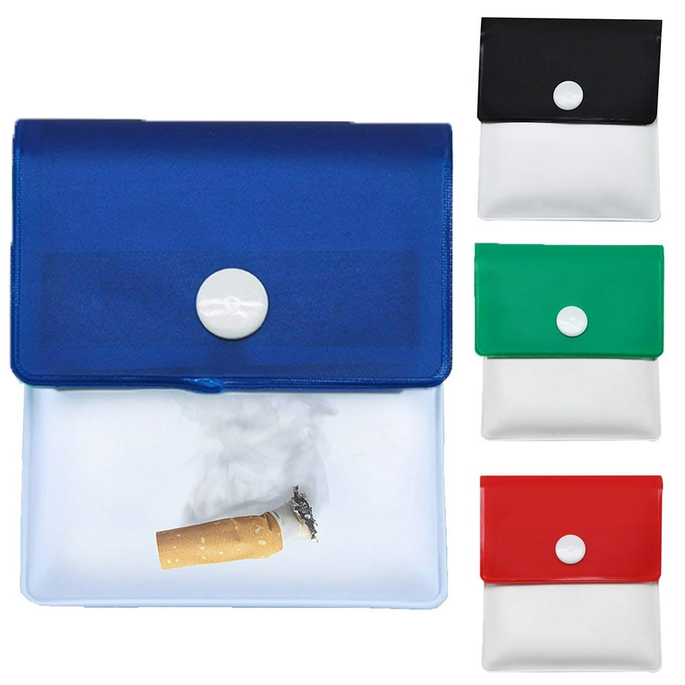 Windfall 6 Pack Pocket AshtrayPortable Cigarette Ash Pouch Compact