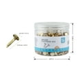 Pen+Gear School Smart Fastener, No 2, 1/2 in Brass Plated,500 Count