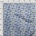 thumbnail image 3 of oneOone Cotton Flex Medium Blue Fabric Floral Fabric For Sewing Printed Craft Fabric By The Yard 40 Inch Wide, 3 of 5