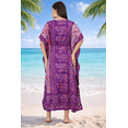 thumbnail image 5 of Women’s Soft Viscose Kaftan Dress, Breathable Loose Fit Beachwear Casual Home & Resort Wear, 5 of 6