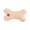 White, variant on HEWANG Bone-Shaped Plush Toy for Small & Medium Dogs, Chew-Resistant Soft Plush Pillow for Indoor Play & Rest, Embroidered Design, 8.6x5.7x1.7 Inch Grey