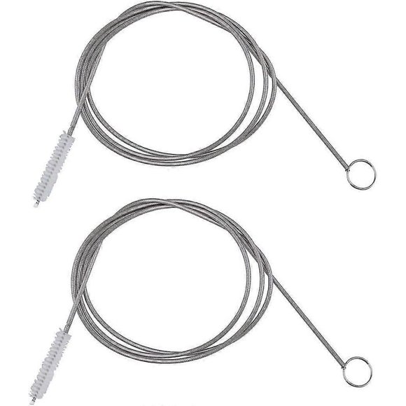 Pipe Cleaner Hose Cleaning Brush Serpentine Drain Clog Remover, Aquarium Filter Cleaning Brush Sink Refrigerator Thin Tube Unclog Tool 1.6m