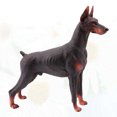 thumbnail image 5 of Milisten Figurine de Chien Statique Réaliste Modèle Domberman Statue Animal pour Bureau (Marron), 5 of 5
