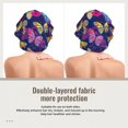 thumbnail image 2 of Yiaed Paint Butterflies Print Satin Bonnet Silk Bonnet Hair Bonnet for Sleeping Hair Bonnets, 2 of 6