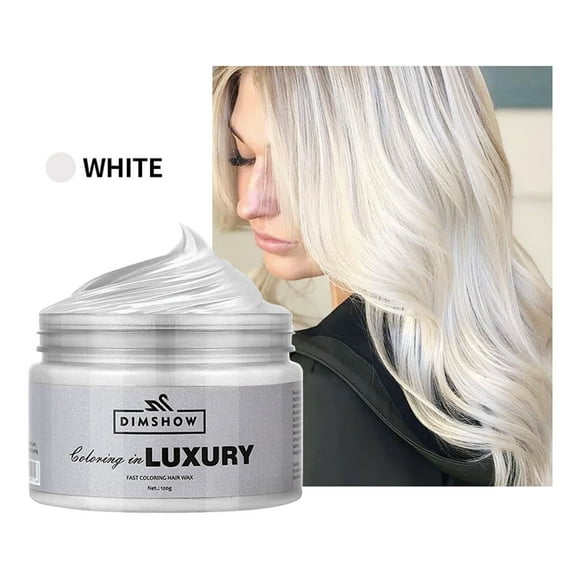 Xihbxyly Tinte Capilar Desechable, Crema Fácil de Usar, Cera con Colores Vibrantes, Fórmula Suave para Cuero Cabelludo Sensible, Cambio de Imagen Capilar En Casa, para Amantes Del Color de Moda, Cuid