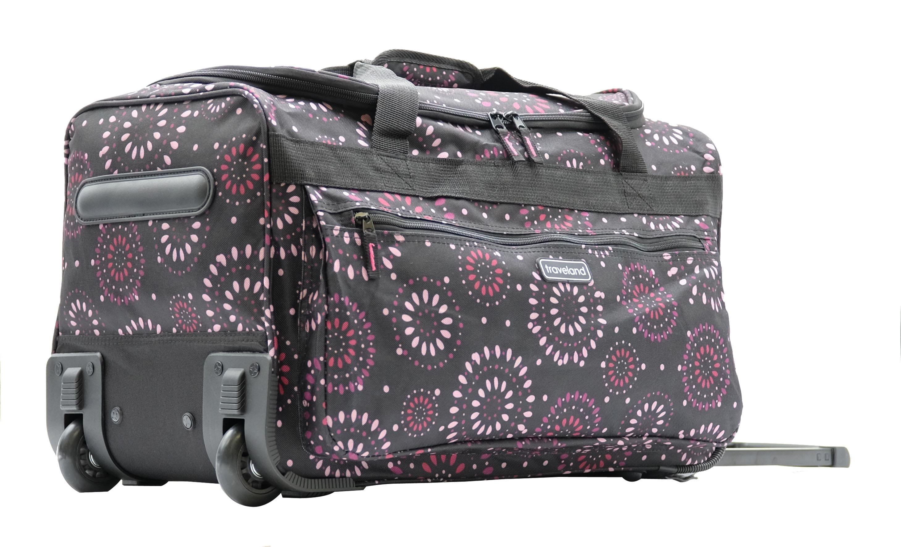 21" MULTI-POCKETS ROLLING DUFFEL BAG-FIREWORKS