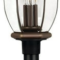 thumbnail image 6 of 3 Light Extra Large Outdoor Post or Pier Mount Lantern Traditional-Glam Style 17 inch Wide By 26.25 inch High-Copper Bronze Finish Bailey Street Home, 6 of 7
