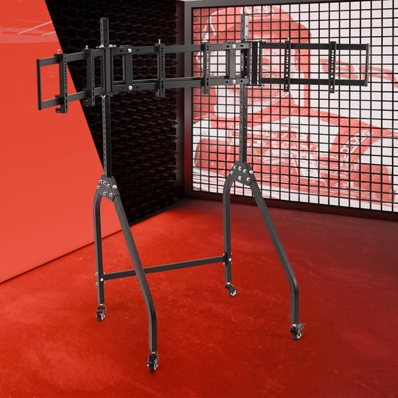 Supllueer Triple Monitor Stand Support 27 Or 32 Inch Screens Adjustable for Any Racing Simulator Cockpits In Our Store.Excluding electronic devices