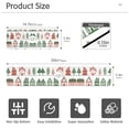 thumbnail image 3 of Yayeee Faucet Mat for Kitchen Sink 14.7" Diatomite Long Splash Guard Pad, White Christmas House, 3 of 7