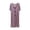 Purple, variant on ZyeKqe Womens Nightgown Short Sleeve Bow Casual V Neck Pajamas Lightweight Loose Soft Comfy Loungewear Sleep Shirts