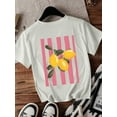 thumbnail image 2 of Women's Letter Print "MAMA" Bow Decor Casual T-Shirt, 2 of 5