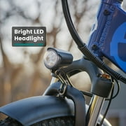 GOTRAX F2V2 Folding 20 Electric Bike for Adults, 7-Speed, 20 mph&50 Mile, 300 lb Max Load, Black
